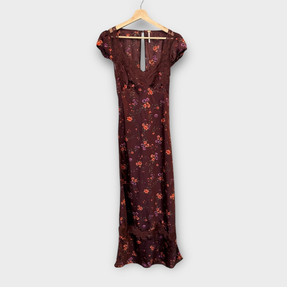 NEW Free People Butterfly Babe Cutout Maxi Dress Size Small - Picture 5 of 14